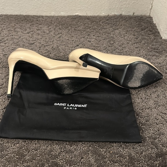 SAINT LAURENT POINTY PLATFORM HEELS - Picture 4 of 5